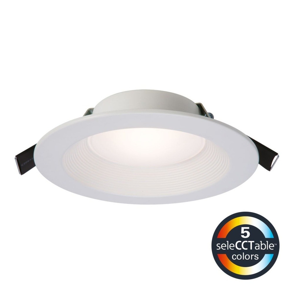 Halo LED Recessed Downlight White RL6069S1EWHDM 5 CCT Selectable Direct‎ Mount